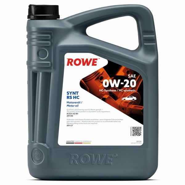 Motorolja Rowe Hightec Synt Rs Hc Sae 0w-20 4l Rowe 20134-0040-99 ROWE