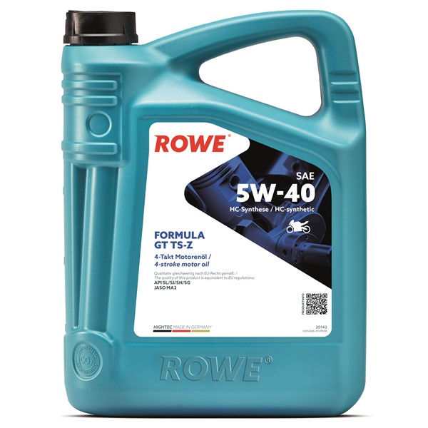 5w-40 Ts-z 5l Motorolja Rowe Hightec Formula Gt Sae Rowe 20143-00