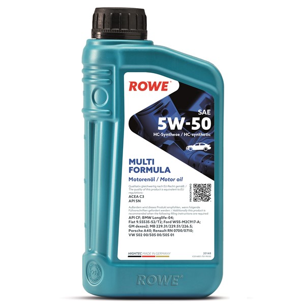 Motorolja Rowe Hightec Multi Formula Sae 5w-50 1l ROWE