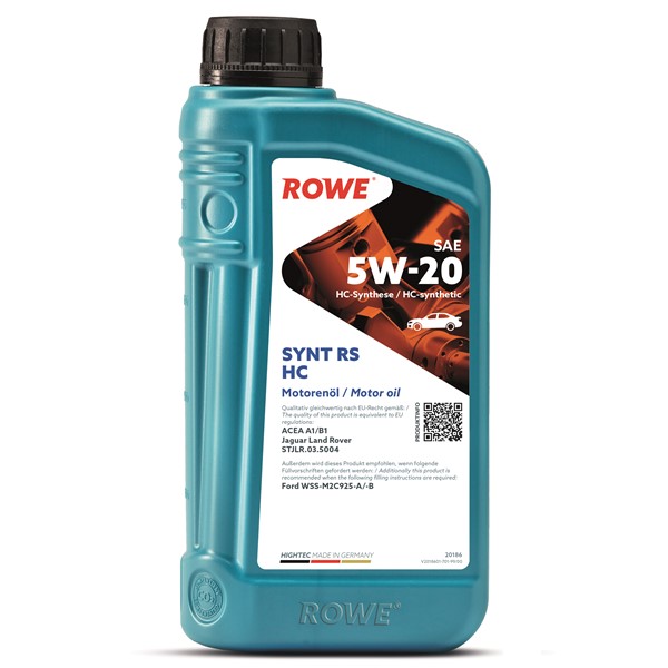 Motorolja Rowe Hightec Synt Rs Hc Sae 5w-20 1l Rowe 20186-0010-99 ROWE