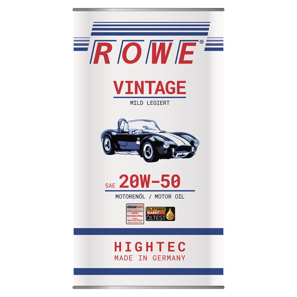 Rowe Hightec Vintage Sae 20w-50 Mild Legiert 5l Rowe 20221-0050-9 ROWE