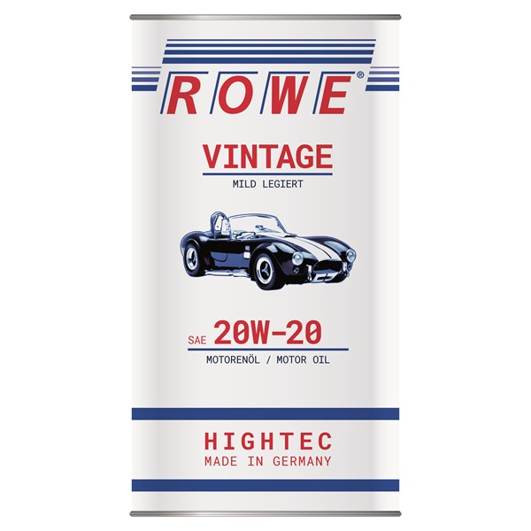 Rowe Hightec Vintage Sae 20w-20 Mild Legiert 5l Rowe 20223-0050-9 ROWE