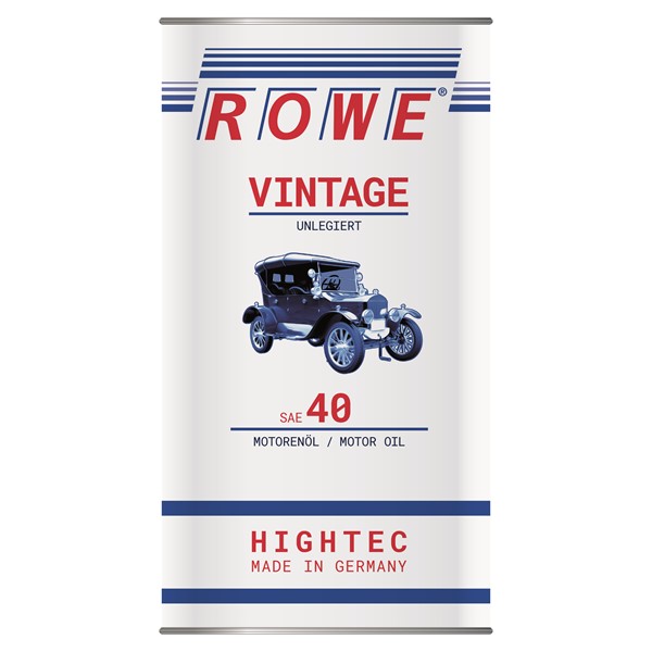 Motorolja Rowe Hightec Vintage Sae 40 Unlegiert 5l Rowe 20225-005 ROWE