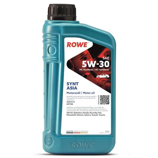Motorolja Rowe Hightec Synt Asia Sae 5w-30 1l Rowe 20245-0010-99 ROWE Motorolja Rowe Hightec Synt Asia Sae 5w-30 1l Rowe 20245-0010-99 ROWE