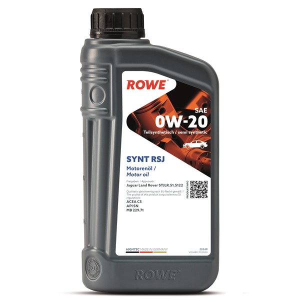 Motorolja Rowe Hightec Synt Rsj Sae 0w-20 1l Rowe 20348-0010-99 ROWE