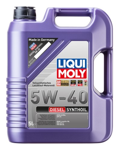 Motorolja Liqui Moly Diesel Synthoil 5W-40 5L Liqui moly 1341 LIQUI MOLY