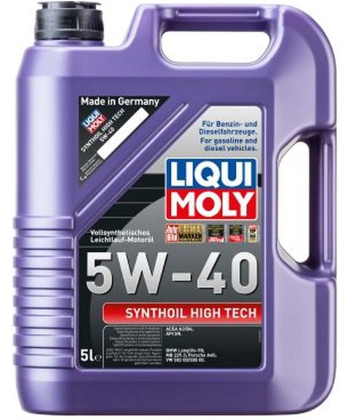 Motorolja Liqui Moly Synthoil High Tech 5W-40 5L LIQUI MOLY LIQUI MOLY