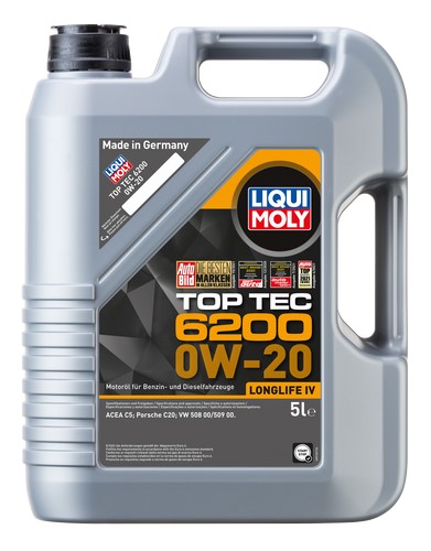 Motorolja Liqui Moly Top Tec 6200 0W-20 1L Liqui moly 20787 LIQUI MOLY