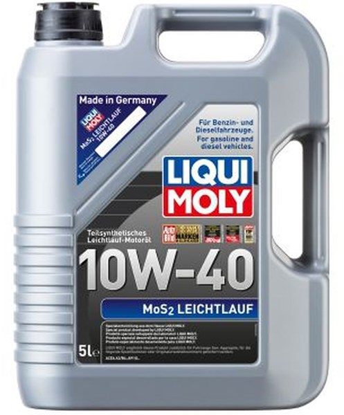 Motorolja Liqui Moly Mos2 Leichtlauf 10W-40 5L LIQUI MOLY
