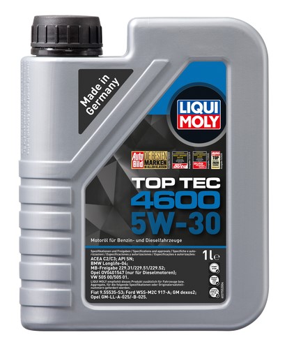 Motorolja Liqui Moly Top Tec 4600 5W-30 1L Liqui moly 2315 LIQUI MOLY