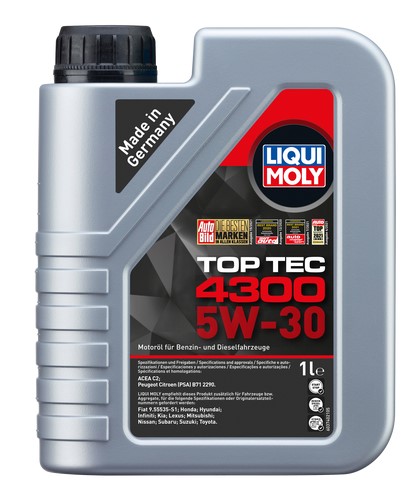 Motorolja Liqui Moly Top Tec 4300 5W-30 1L LIQUI MOLY