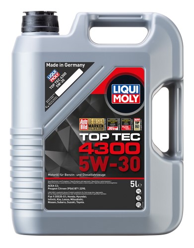 Motorolja Liqui Moly Top Tec 4300 5W-30 5L Liqui moly 2324 LIQUI MOLY