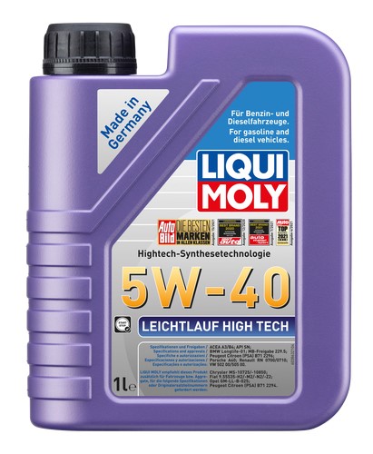 Motorolja Liqui Moly Leichtlauf High Tech 5W-40 LIQUI MOLY