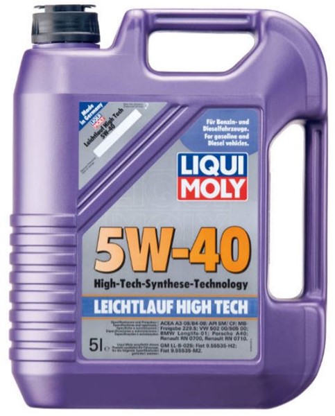 Motorolja Liqui Moly Leichtlauf High Tech 5W-40 Liqui moly 2328 LIQUI MOLY