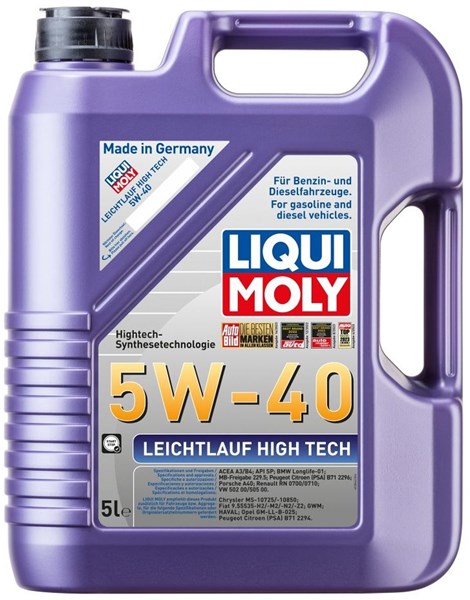 Motorolja Liqui Moly Leichtlauf High Tech 5W-40 LIQUI MOLY LIQUI MOLY