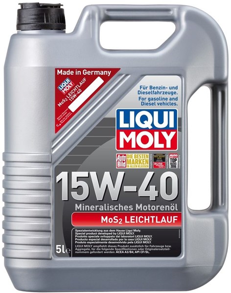 Motorolja Liqui Moly Mos2 Leichtlauf 15W-40 5L LIQUI MOLY LIQUI MOLY
