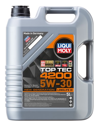 Motorolja Liqui Moly Top Tec 4200 5W-30 5L LIQUI MOLY