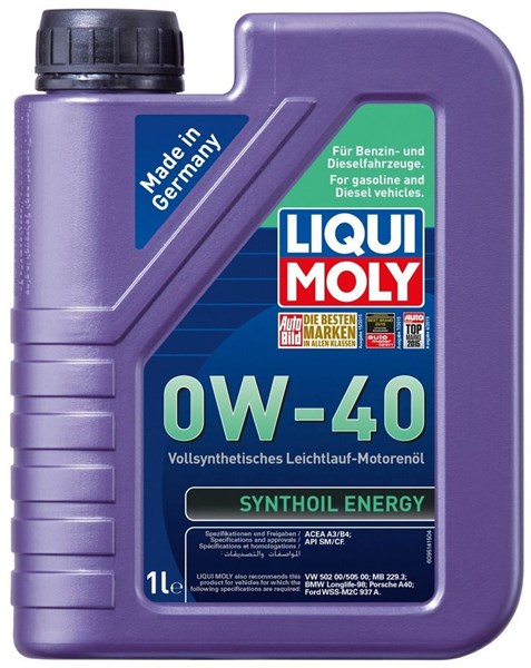 Motorolja Liqui Moly Synthoil Energy 0W-40 1L LIQUI MOLY