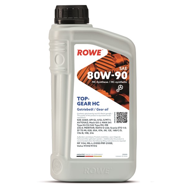 Transmissionsolja Rowe Hightec Topgear Sae 80w-90 Hc 1l ROWE