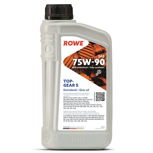 Transmissionsolja Rowe Hightec Topgear Sae 75w-90 S 1l ROWE