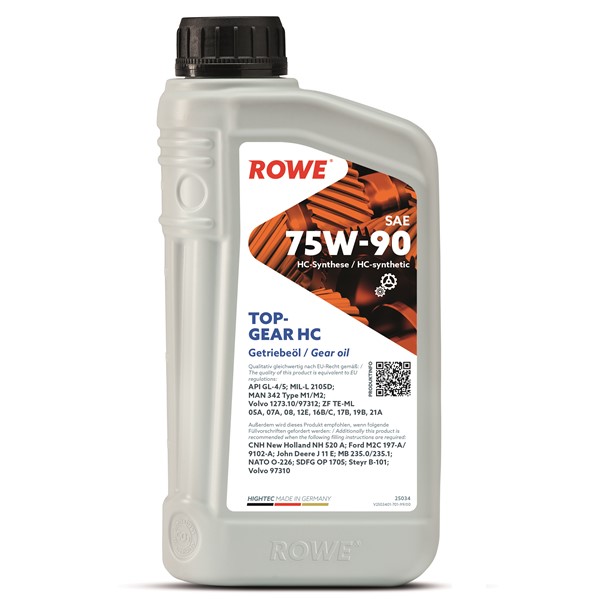 Transmissionsolja Rowe Hightec Topgear Sae 75w-90 Hc 1l ROWE
