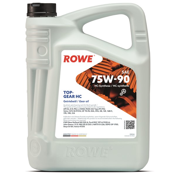 Transmissionsolja Rowe Hightec Topgear Sae 75w-90 Hc 5l Rowe 2503 ROWE