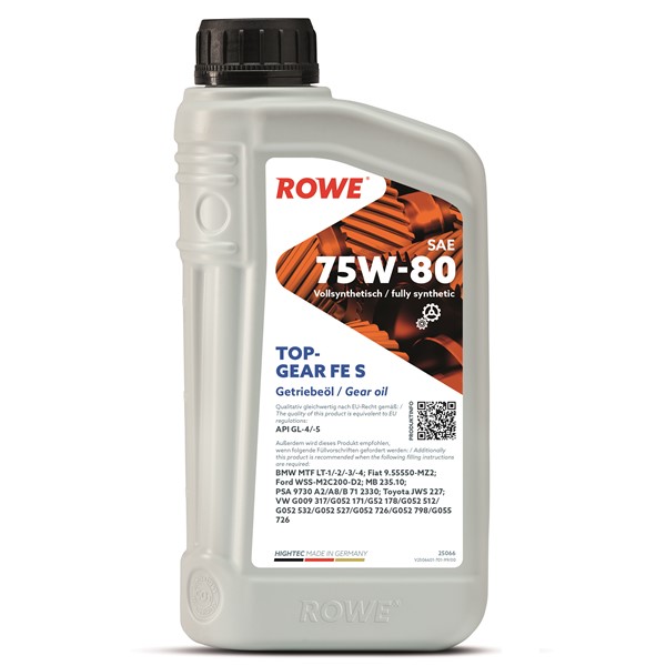 Transmissionsolja Rowe Hightec Topgear Fe Sae 75w-80 S 1l ROWE