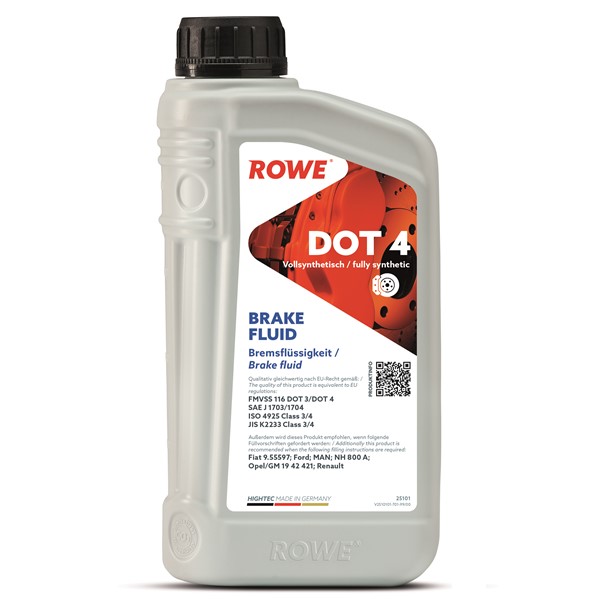 Bromsvätska Rowe Hightec Dot4 1l ROWE