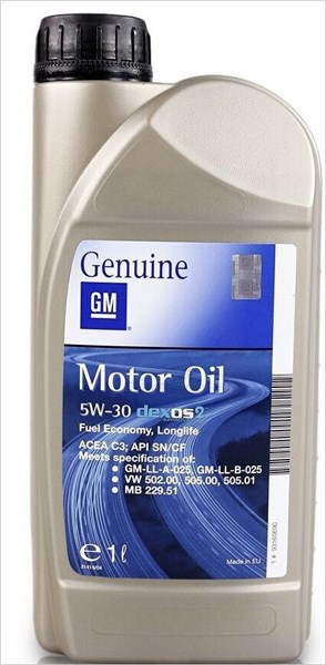 Motorolja Opel-gm Dexos2 5w-30, 1l Original