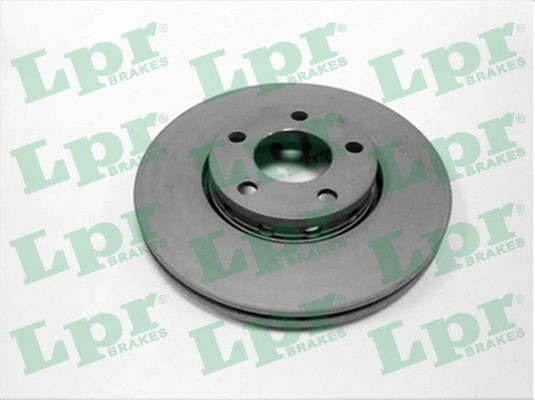 Bromsskiva Ventilerad, Framaxel Lpr Total coated A1371VR LPR