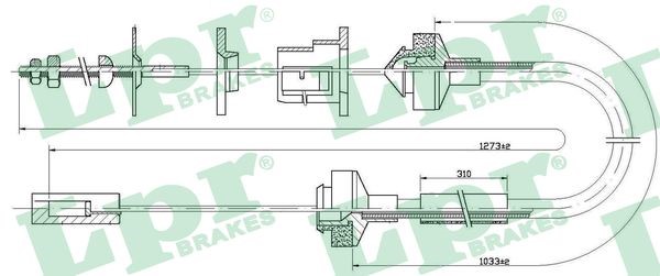 Vajer, koppling Lpr C0145C LPR
