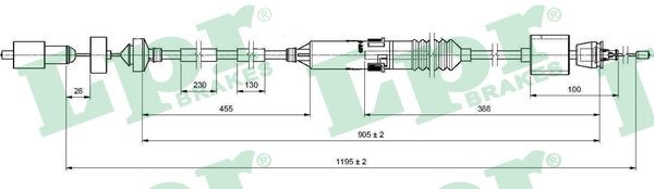 Vajer, koppling Lpr C0200C LPR