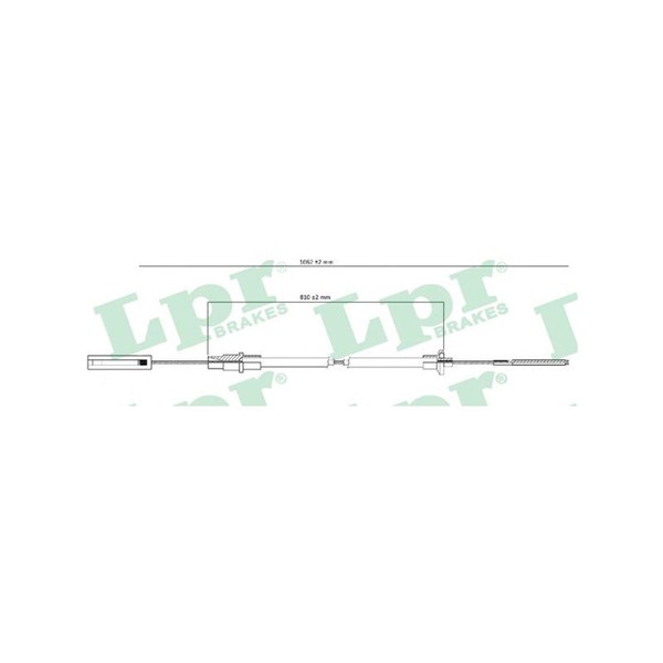 Vajer, koppling Lpr C0256C LPR