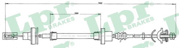 Vajer, koppling Lpr C0272C LPR