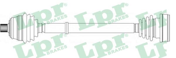 Drivaxel, framaxel höger Lpr DS14052 LPR