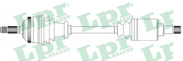 Drivaxel, framaxel vänster Lpr DS16112 LPR