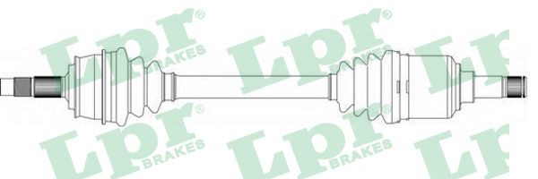Drivaxel, framaxel vänster Lpr DS20240 LPR Drivaxel, framaxel vänster Lpr DS20240 LPR
