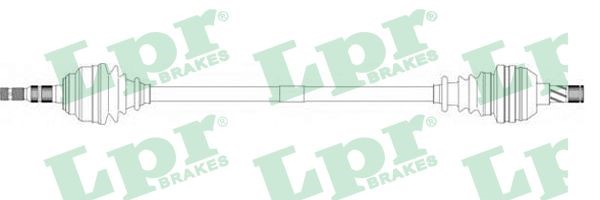 Drivaxel, framaxel höger Lpr DS37100 LPR