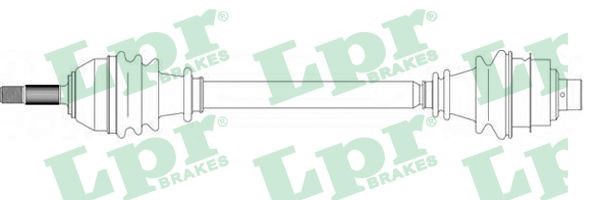Drivaxel Renault Clio I (b/c57_, 5/357_), framaxel höger Lpr DS39 LPR