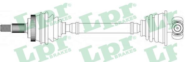 Drivaxel Renault Espace III, framaxel vänster Lpr DS39102 LPR