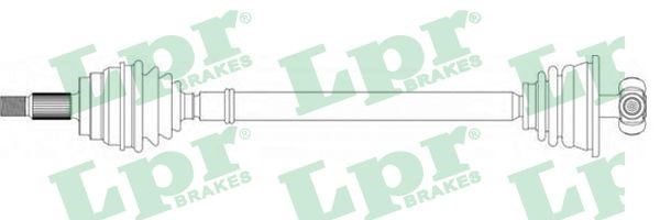 Drivaxel Renault Espace III, framaxel vänster Lpr DS39114 LPR