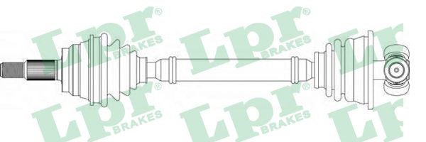 Drivaxel Renault Espace III, framaxel vänster Lpr DS39118 LPR