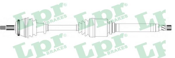 Drivaxel Renault Safrane II, framaxel höger Lpr DS39121 LPR