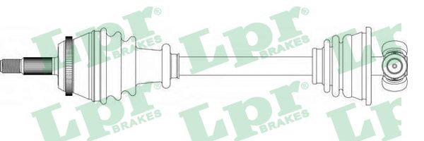 Drivaxel Renault Safrane II, framaxel vänster Lpr DS39126 LPR