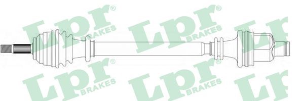 Drivaxel, framaxel höger Lpr DS39248 LPR