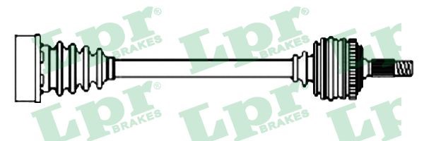 Drivaxel, framaxel vänster Lpr DS43014 LPR