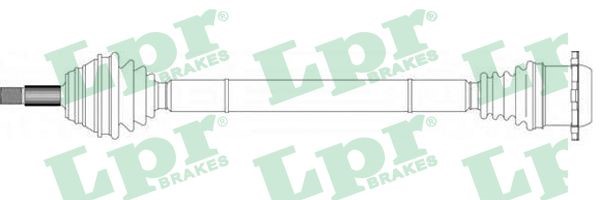 Drivaxel, framaxel höger Lpr DS51111 LPR