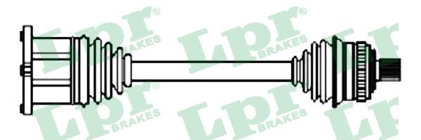 Drivaxel, Framaxel, framaxel vänster, framaxel höger Lpr DS52269 LPR