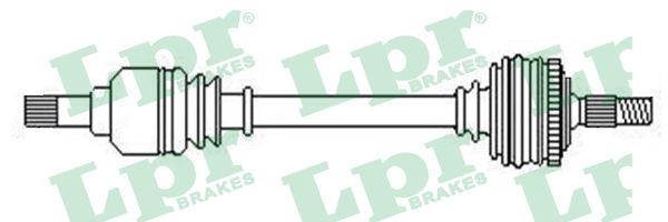 Drivaxel, framaxel vänster Lpr DS52339 LPR