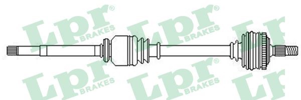 Drivaxel, framaxel höger Lpr DS52443 LPR
